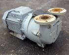 Used Busch Single Stage LX Series Dolphin Liquid Ring Vacuum Pump, Model LX0430A-AKO-MR-I-X, Carbon Steel. Rated 455 cubic meters an hour (268 cfm). 2-1/2” Inlet/outlet. Driven by a 15KW (20 hp), 3/6...