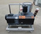 Used Busch Mink claw vacuum pump type MINK MM 1322 AVV6.11XX, serial number U070801158, Displacement 218 CFM, 10 HP, 208/230/460 V, 3-Phase, 60 Hz, 3475 rpm with a quadro electrical panel.