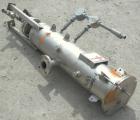 Used Busch Single Stage Cobra Dry Screw Vacuum Pump, model NC0070ABM6.000F, carbon steel. Rated 58 cfm, 0.075’’ Torr., air cooled. Driven by a 5 hp, 3/20-60/460 volt, 3505 rpm XP motor. Includes an X...