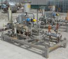 Used Busch Single Stage Cobra Dry Screw Vacuum Pump, model NC0070ABM6.000F, carbon steel. Rated 58 cfm, 0.075’’ Torr., air cooled. Driven by a 5 hp, 3/20-60/460 volt, 3505 rpm XP motor. Includes an X...