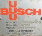 Used Busch Single Stage Cobra Dry Screw Vacuum Pump, model NC0070ABM6.000F, carbon steel. Rated 58 cfm, 0.075’’ Torr., air cooled. Driven by a 5 hp, 3/20-60/460 volt, 3505 rpm XP motor. Includes an X...