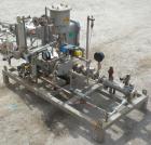 Used Busch Single Stage Cobra Dry Screw Vacuum Pump, Model NC0070ABM6.000F, Carbon Steel. Rated 58 CFM, 0.075’’ Torr., air cooled. Driven by a 5 HP, 3/20-60/460 Volt, 3505 RPM XP motor. Includes an X...