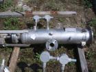 Used Busch Single Stage Cobra Dry Screw Vacuum Pump, Model NC0070ABM6.000F, carbon steel. Rated 58 cfm, 0.075’’ Torr., air cooled. Driven by a 5 hp, 3/20-60/460 volt, 3505 rpm XP motor. Includes an X...