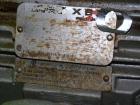Used Busch Single Stage Cobra Dry Screw Vacuum Pump, Model NC0070ABM6.000F, carbon steel. Rated 58 cfm, 0.075’’ Torr., air cooled. Driven by a 5 hp, 3/20-60/460 volt, 3505 rpm XP motor. Includes an X...