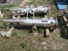 Used Busch Single Stage Cobra Dry Screw Vacuum Pump, Model NC0070ABM6.000F, Carbon Steel. Rated 58 cfm, 0.075’’ Torr., air cooled. Driven by a 5 hp, 3/20-60/460 volt, 3505 rpm XP motor. Includes an X...