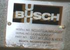 Used Busch Single Stage Cobra Dry Screw Vacuum Pump, Model NC0070, Carbon Steel. Rated 50 cfm at .075 torr, jacketed chamber with heat exchanger and silencer, direct coupled 5 hp, 230/460 volt xp mot...
