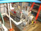 Used Busch Single Stage Cobra Dry Screw Vacuum Pump, Model NC0070, Carbon Steel. Rated 50 cfm at .075 torr, jacketed chamber with heat exchanger and silencer, direct coupled 5 hp, 230/460 volt xp mot...