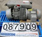 USED: Busch single stage, oil sealed, rotary vane vacuum pump, model R00160-13032-1001, carbon steel. Rated 117 cfm, 20.6