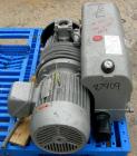 USED: Busch single stage, oil sealed, rotary vane vacuum pump, model R00160-13032-1001, carbon steel. Rated 117 cfm, 20.6