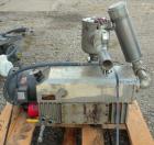 Used Busch Single Stage, Oil Sealed, Rotary Vane Vacuum Pump, model R5-160-138, carbon steel. Rated 117 cfm, 15'' HG, Torr. 29.3''. Air cooled. Driven by a 7 1/2 hp, 3/60/208-230/460 volt, 1760 rpm m...