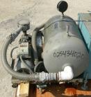 Used Busch Single Stage, Oil Sealed, Rotary Vane Vacuum Pump, Model RC0025-E50G-1101, Carbon Steel.Rated 20 cfm, 15 torr, air cooled.Driven by a 15 hp, 3/60/208-230/460 volt, 1730 rpm motor.Includes ...