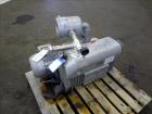 Used Busch Single Stage Air Cooled Oil Sealed Rotary Vane Vacuum Pump, Model RC0160.B032.1001, Carbon Steel. Rated 117 CFM at 15