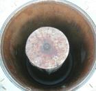 USED: Busch inline Dollinger pot filter, 304 stainless steel. 12
