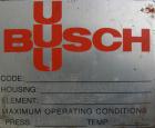 USED: Busch inline Dollinger pot filter, 304 stainless steel. 12
