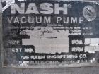 Used Nash Liquid Ring Vacuum Pump, Model CL-3003