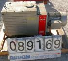 Used- Edwards Two Stage Rotary Vane Vacuum Pump, Model E2M275, Carbon Steel. Rated 172 cfm. Driven by a 6 kW (7.5 hp), 3/60/...