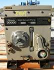 Used Edwards Two Stage Rotary Vane Vacuum Pump, Model E2M275, Carbon Steel. Rated 172 cfm. Driven by a 6 kW (7.5 hp), 3/60/230/460 volt, 1150 rpm motor.