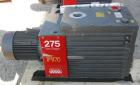 USED: Edwards two stage rotary vane vacuum pump, model E2M275, carbon steel. Rated 172 cfm. Driven by an 8.5 kW (10 hp), 3/60/230/460 volt, 1730 rpm motor.