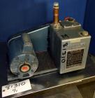 Used Edwards Speedivac High Vacuum Rotary Pump, Model ED250. Approximate 8.7 cfm, driven by a 3/4 hp, 1/60/115/230 volt, 1725 rpm motor.