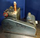 Used Edwards Speedivac High Vacuum Rotary Pump, Model ED250. Approximate 8.7 cfm, driven by a 3/4 hp, 1/60/115/230 volt, 1725 rpm motor.