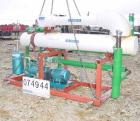 Used Jet-Vac Steam Jet Vacuum System. Skid mounted consisting of: (1) Kinney liquid ring vacuum pump, model KLRC125C, serial #92-1745-920088, 10 hp XP, mechanical seal, 2