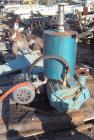 Used Kinney Single Stage Rotary Piston Vacuum Pump, Model KDH-130, Carbon Steel. Rated 134 cfm at 546 rpm. Driven by a 7.5 hp, 3/60/230/460 volt, 1745 rpm XP motor. Includes tank.