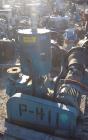 Used Kinney Single Stage Rotary Piston Vacuum Pump, Model KDH-130, Carbon Steel. Rated 134 cfm at 546 rpm. Driven by a 7.5 hp, 3/60/230/460 volt, 1745 rpm XP motor. Includes tank.