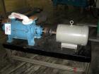 Used Kinney 2 Stage Liquid Ring Vacuum Pump, Model KLRC-125 KBA, Carbon Steel. Approximate 125 cfm at 1750 rpm. 1-1/2” Inlet/outlet. Driven by an approximate 10hp motor. Base mounted with frame.