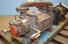Used Kinney Liquid Ring Vacuum Pump, Model KLRC 125-KSS2, Skid Mounted. Driven by 10 hp motor, 3/60/230/460V, 1740 rpm.