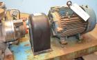 Used Kinney Liquid Ring Vacuum Pump, Model KLRC 125-KSS2, Skid Mounted. Driven by 10 hp motor, 3/60/230/460V, 1740 rpm.