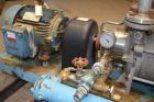 Used Kinney Liquid Ring Vacuum Pump, Model KLRC 125-KSS2, Skid Mounted. Driven by 10 hp motor, 3/60/230/460V, 1740 rpm.