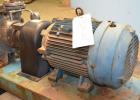 Used Kinney Liquid Ring Vacuum Pump, Model KLRC 125-KSS2, Skid Mounted. Driven by 10 hp motor, 3/60/230/460V, 1740 rpm.