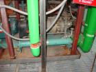 Used Kinney Liquid Ring Vacuum Pump, Model KLRC 125-KSS2, Skid Mounted. Driven by 10 hp motor, 3/60/230/460V, 1740 rpm.