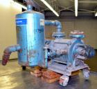 Used Carbon Steel Kinney 2 Stage Liquid Ring Vacuum Pump, Model KLRC-40S
