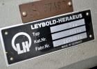 Used- Leybold-Heraeus Rotary Piston, Oil Seal Vacuum Pump, Model DK50