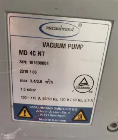 Used- Vacuubrand Model MD 4C NT Vacuum Pump. Maximum 3.4/3.8 m3/h. 2.2CFM. 1.5mbar. Serial# 101690804. Built 2019. 1/60/120 ...