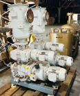 Used Busch Cobra NC Vacuum Pump Booster System. Consisting of: (1) Busch Cobra screw vacuum pump, model NC 100 B with motor. (1) Busch Puma vacuum booster, model WP 0500 D 2V3. (1) Silencer. Mounted ...
