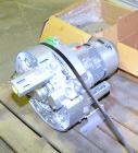Unused- Nash Elmo Vacuum Pump/ Compressor, Single Stage, Series G 400, Model 2BH7620-0AH56-8, Carbon Steel. Two impeller design, Approximate 75 cfm at 80’’ vacuum H2O. Driven by a 6.3 kw( 8hp), 3/60/...