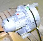 Unused- Nash Elmo Vacuum Pump/ Compressor, Single Stage, Series G 400, Model 2BH7620-0AH56-8, Carbon Steel. Two impeller design, Approximate 75 cfm at 80’’ vacuum H2O. Driven by a 6.3 kw( 8hp), 3/60/...