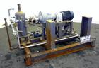 Used Nash Liquid Ring Vacuum Pump, Size AHF-80, 316 Stainless Steel. Flow rate of 2 Gallons per minute, approximate 72 cfm. Driven by a 5 hp, 3/60/208-230/460 volt, 1745 rpm motor. Includes a holding...