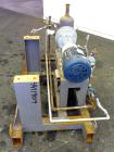 Used Nash Liquid Ring Vacuum Pump, Size AHF-80, 316 Stainless Steel. Flow rate of 2 Gallons per minute, approximate 72 cfm. Driven by a 5 hp, 3/60/208-230/460 volt, 1745 rpm motor. Includes a holding...