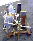 Used Nash Liquid Ring Vacuum Pump, Size AHF-80, 316 Stainless Steel. Flow rate of 2 Gallons per minute, approximate 72 cfm. Driven by a 5 hp, 3/60/208-230/460 volt, 1745 rpm motor. Includes a holding...