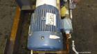 Used Nash Liquid Ring Vacuum Pump, Size AHF-80, 316 Stainless Steel. Flow rate of 2 Gallons per minute, approximate 72 cfm. Driven by a 5 hp, 3/60/208-230/460 volt, 1745 rpm motor. Includes a holding...