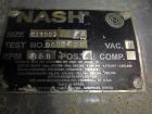 Used Nash CL Series Liquid Ring Vacuum Pump, Model CL-1002, Carbon Steel.