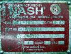 Used Carbon Steel Nash Elmo Liquid Ring Vacuum Pump, Model CL-2001