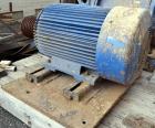 Used Nash Liquid Ring Vacuum Pump, Model CL3002, Carbon Steel. Approximate 2590 CFM at 24” Hg. at 530 rpm. Driven by a 200hp, 3/60/460 volt, 889 rpm motor. Includes an Allen-Bradley panel.