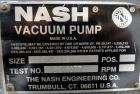 Used Cast Iron Nash Liquid Ring Vacuum Pump, Model CL-3002,