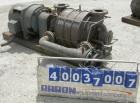 Used Nash Vacuum Pump, Type CL1003. Approximately 330 cfm at 100 mm hg, carbon steel. Test number 83U0431. 690 rpm. Driven by a 50 hp, 3/60/230/460 volt, 705 rpm motor. Base mounted.