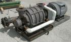 Used Nash Vacuum Pump, Type CL1003. Approximately 330 cfm at 100 mm hg, carbon steel. Test number 83U0431. 690 rpm. Driven by a 50 hp, 3/60/230/460 volt, 705 rpm motor. Base mounted.