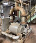 Used Nash Engineering Company Vacuum Pump, Model CL1003. Stainless steel vacuum pump. 50 HP. approximate 330 CFM. On base with 50 HP/230-460/3/60 motor drive.